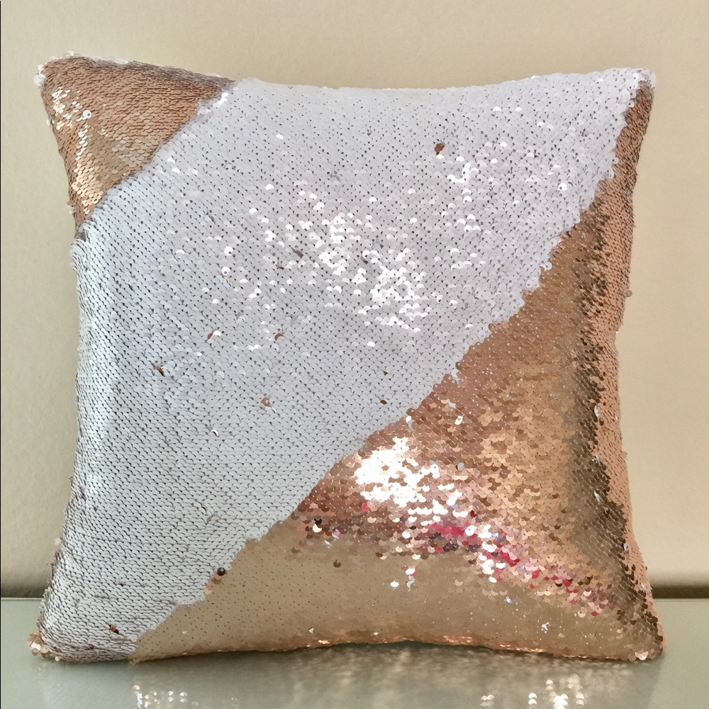 Mermaid sequins pillow case 18 inches